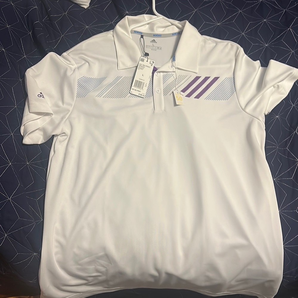 Adidas Polo golf shirt men’s large